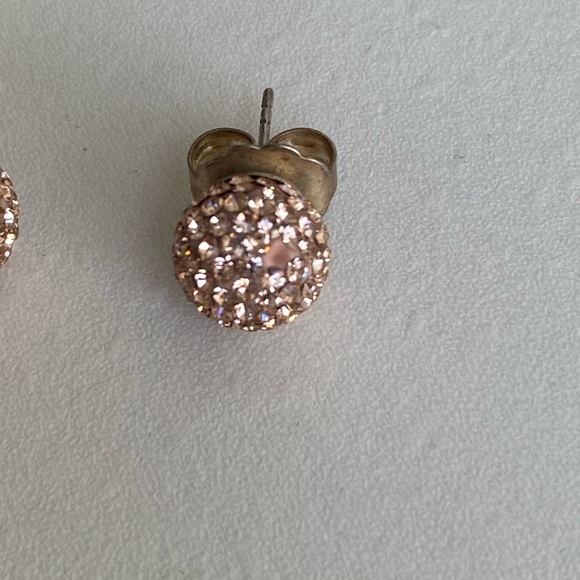 Hillberg& Berk 10mm Sparkle Ball Earrings - Picture 4 of 4